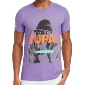 TUPAC Shut It Short Sleeve Tee size Large